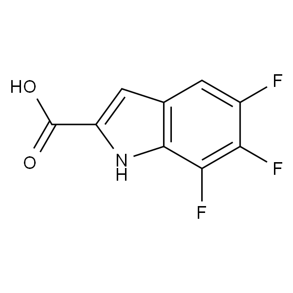 1H-Indole-2-carboxylic acid, 5,6,7-trifluoro-
