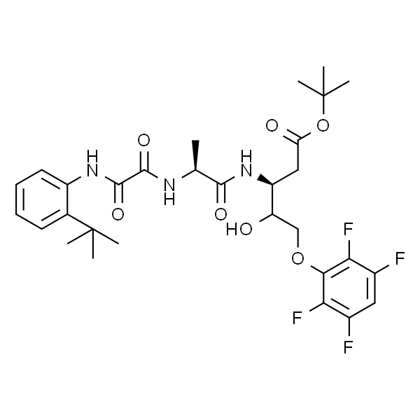 D-glycero-Pentonic acid, 2,3-dideoxy-3-[[N-[2-(1,1-dimethylethyl)phenyl]-2-oxoglycyl-L-alanyl]amino]-5-O-(2,3,5,6-tetrafluorophenyl)-, 1,1-dimethylethyl ester, (4ξ)- (9CI)