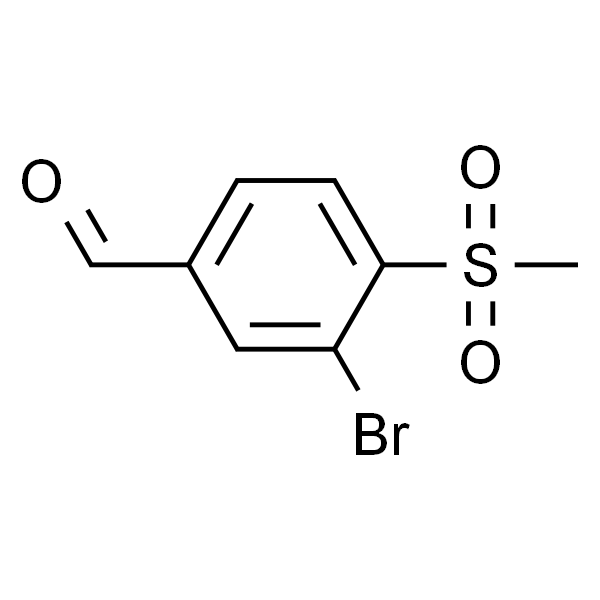 3-Bromo-4-(methylsulfonyl)benzaldehyde