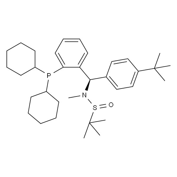 [S(R)]-N-[(R)-[2-(Dicyclohexylphosphanyl)phenyl](4-(tert-butyl)phenyl)methyl]-N,2-dimethyl-2-propanesulfinamide