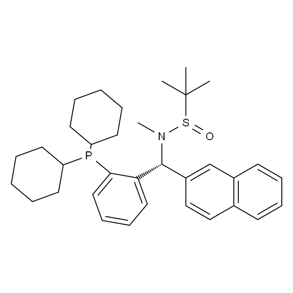 [S(R)]-N-[(R)-[2-(Dicyclohexylphosphino)phenyl]-2-naphthalenylmethyl]-N,2-dimethyl-2-propanesulfinamide