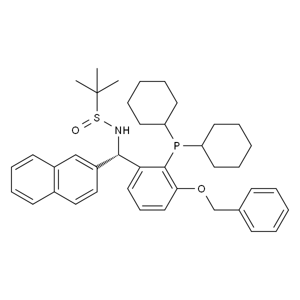 [S(R)]-N-[(S)-[3-(Benzyloxy)-2-(dicyclohexylphosphino)phenyl]-(2-naphthalenyl)methyl]-2-methyl-2-propanesulfinamide