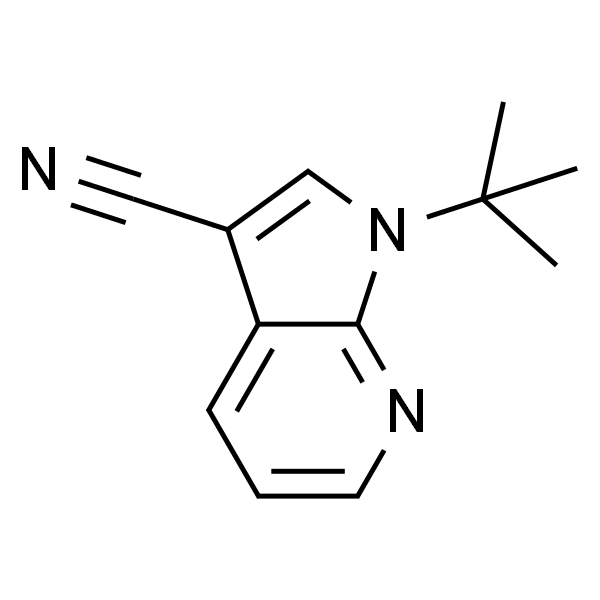 1H-Pyrrolo[2,3-b]pyridine-3-carbonitrile, 1-(1,1-dimethylethyl)-
