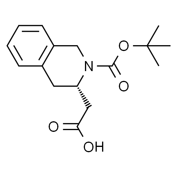 (S)-2-(2-(tert-Butoxycarbonyl)-1,2,3,4-tetrahydroisoquinolin-3-yl)acetic acid