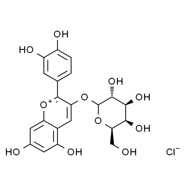 cyanidin 3-O-β-D-galactoside chloride