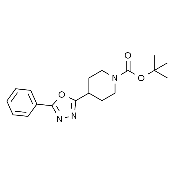 tert-Butyl 4-(5-phenyl-1,3,4-oxadiazol-2-yl)piperidine-1-carboxylate