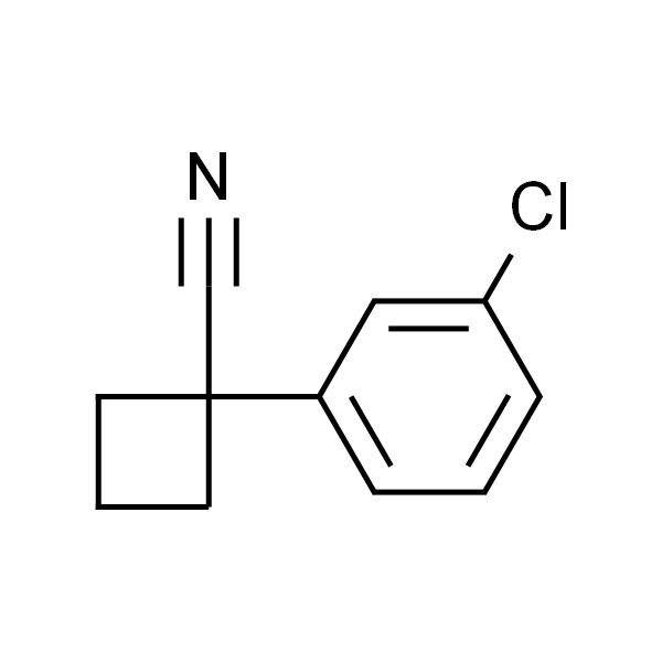 1-(3-chlorophenyl)cyclobutane-1-carbonitrile