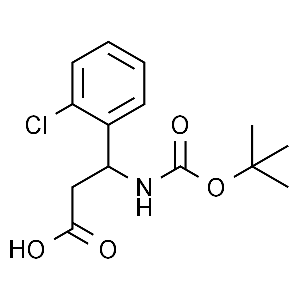 3-((tert-Butoxycarbonyl)amino)-3-(2-chlorophenyl)propanoic acid