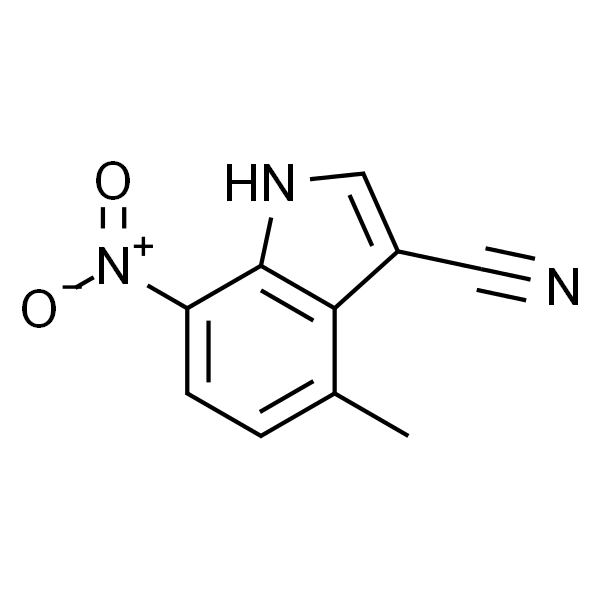 4-Methyl-7-nitro-1H-indole-3-carbonitrile