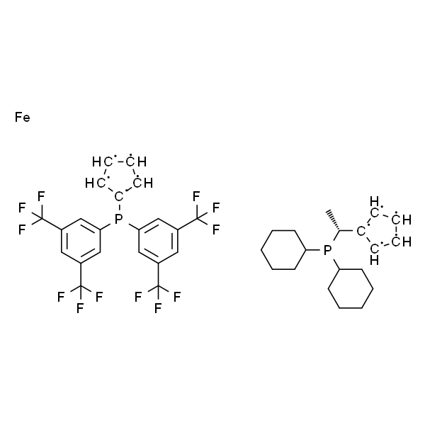 (R)-1-((Sp)-2-[Bis[3,5-bis(trifluoromethyl)phenyl]phosphino]ferrocenyl)ethyldicyclohexylphosphine