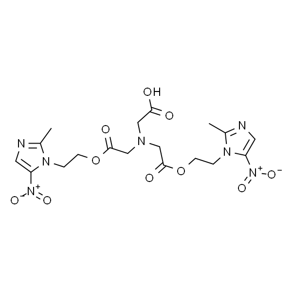 2-[bis[2-[2-(2-methyl-5-nitroimidazol-1-yl)ethoxy]-2-oxoethyl]amino]acetic acid