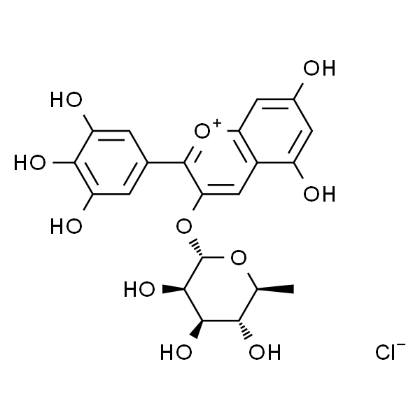 Delphinidin-3-O-rhamnoside chloride