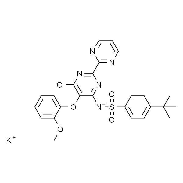 N-[6-Chloro-5-(2-methoxyphenoxy)[2,2'-bipyrimidin]-4-yl]-4-(1,1-dimethylethyl)benzenesulfonamide potassium salt