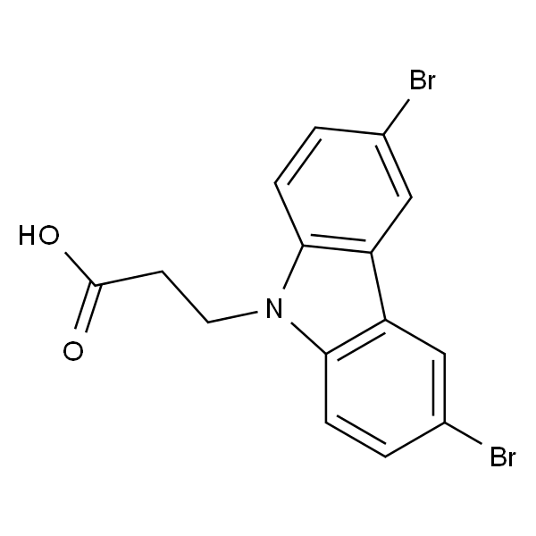 9H-Carbazole-9-propanoic acid, 3,6-dibromo-