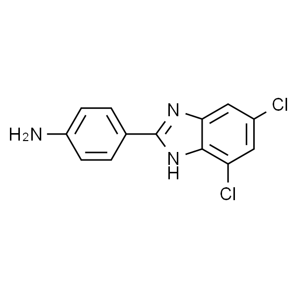 4-(5,7-Dichloro-1H-benzo[d]imidazol-2-yl)aniline