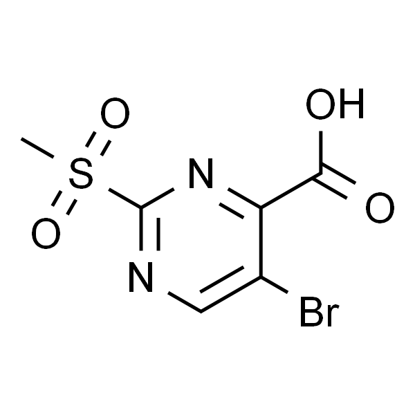 5-Bromo-2-(methylsulfonyl)pyrimidine-4-carboxylic acid