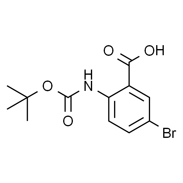 Benzoic acid, 5-bromo-2-[[(1,1-dimethylethoxy)carbonyl]amino]- (9CI)