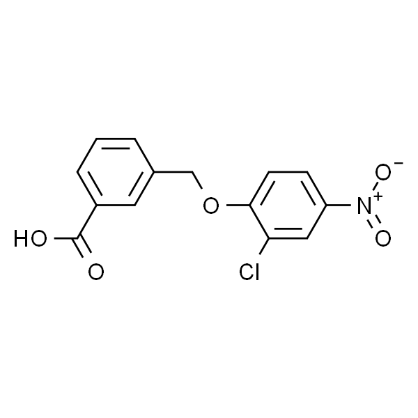3-((2-Chloro-4-nitrophenoxy)methyl)benzoic acid