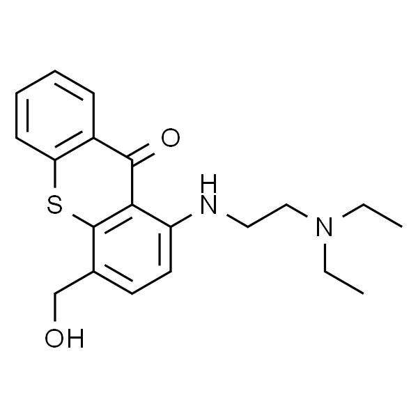 1-((2-(Diethylamino)ethyl)amino)-4-(hydroxymethyl)-9H-thioxanthen-9-one