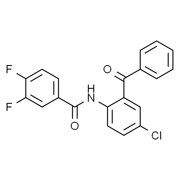 N-(2-Benzoyl-4-chlorophenyl)-3，4-difluorobenzamide