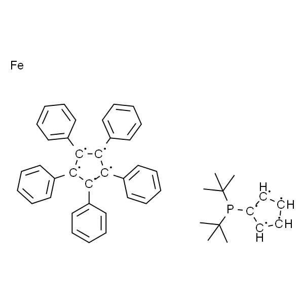 1,2,3,4,5-Pentaphenyl-1'-(di-t-butylphosphino)ferrocene, 95%