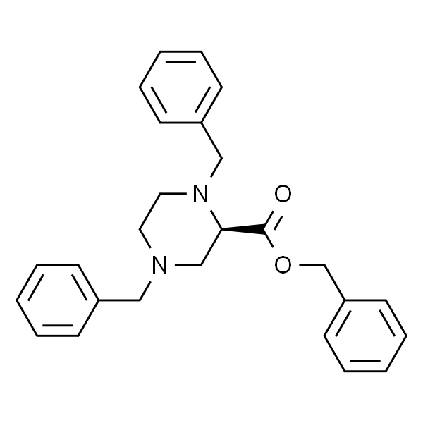 2-Piperazinecarboxylic acid, 1,4-bis(phenylmethyl)-, phenylmethyl ester, (2R)-