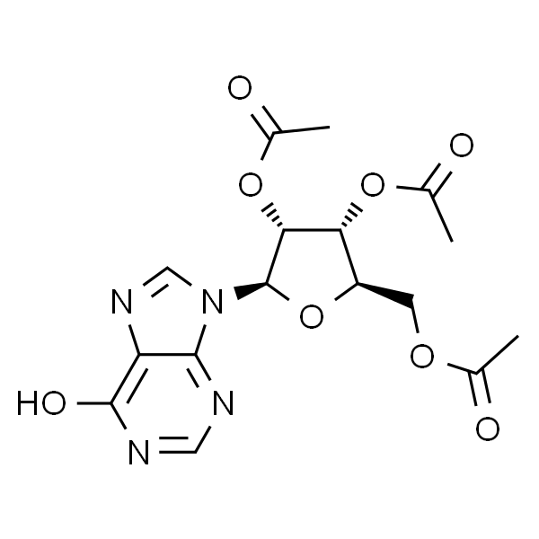 (2R,3R,4R,5R)-2-(Acetoxymethyl)-5-(6-oxo-1H-purin-9(6H)-yl)tetrahydrofuran-3,4-diyl diacetate