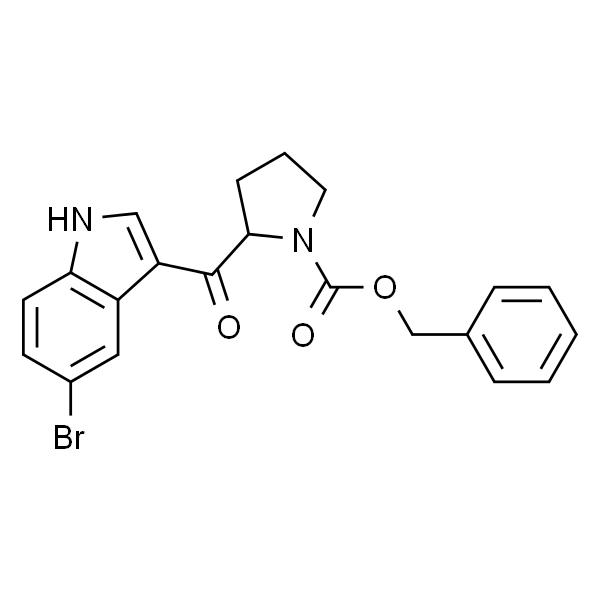 benzyl 2-(5-bromo-1H-indole-3-carbonyl)pyrrolidine-1-carboxylate