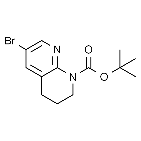 TERT-BUTYL 6-BROMO-3,4-DIHYDRO-1,8-NAPHTHYRIDINE-1(2H)-CARBOXYLATE