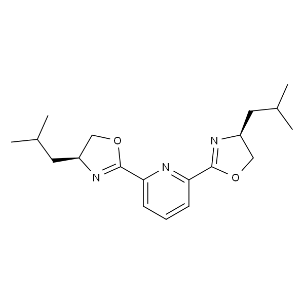 Pyridine, 2,6-bis[(4S)-4,5-dihydro-4-(2-methylpropyl)-2-oxazolyl]-