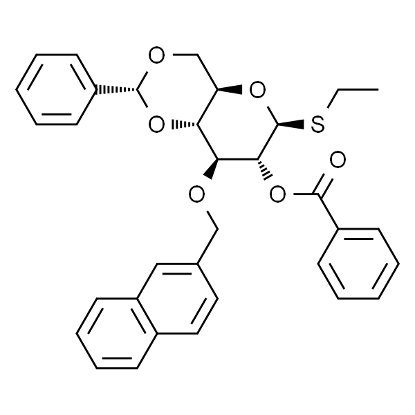 Ethyl 2-O-benzoyl-3-O-(2-methylnaphthyl)-4,6-O-benzylidene-1-thio-β-D-glucopyranoside