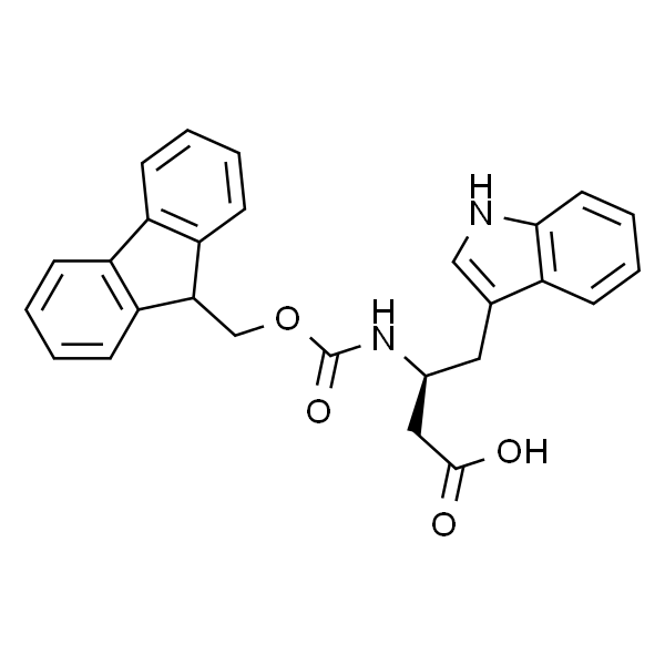 (S)-3-((((9H-Fluoren-9-yl)methoxy)carbonyl)amino)-4-(1H-indol-3-yl)butanoic acid