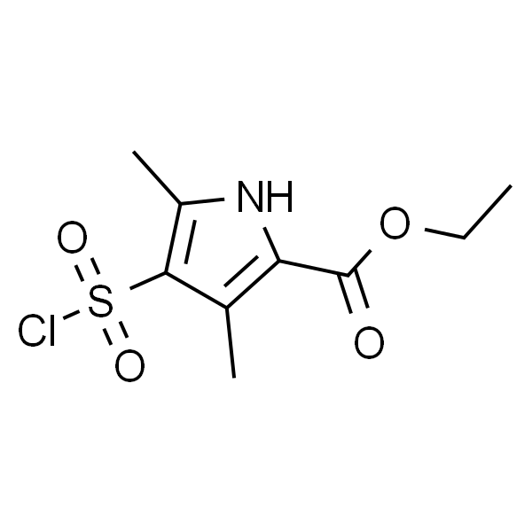Ethyl 4-(chlorosulfonyl)-3,5-dimethyl-1H-pyrrole-2-carboxylate