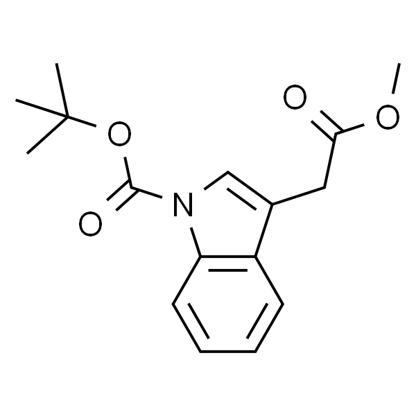 tert-Butyl 3-(2-methoxy-2-oxoethyl)-1H-indole-1-carboxylate