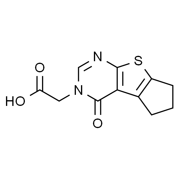 2-(4-Oxo-4,5,6,7-tetrahydro-3H-cyclopenta[4,5]thieno[2,3-d]pyrimidin-3-yl)acetic acid