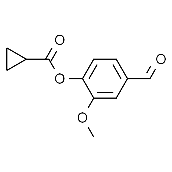 4-FORMYL-2-METHOXYPHENYL CYCLOPROPANECARBOXYLATE