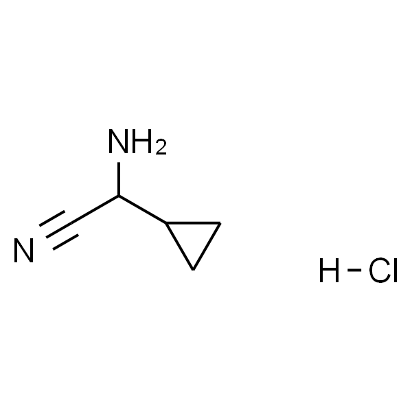 2-amino-2-cyclopropylacetonitrile hydrochloride