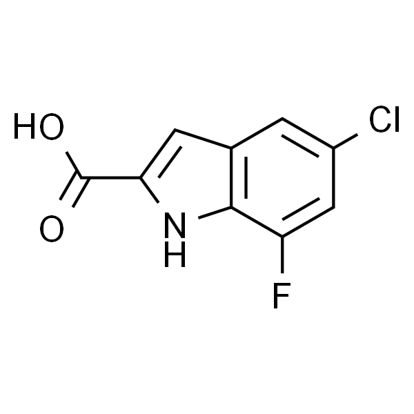 5-CHLORO-7-FLUORO-1H-INDOLE-2-CARBOXYLIC ACID