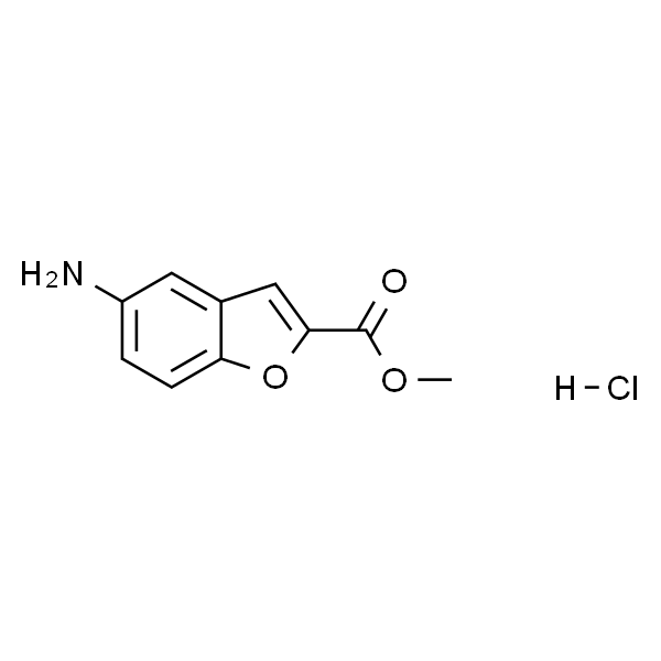 2-Benzofurancarboxylic acid, 5-amino-, methyl ester (hydrochloride)
