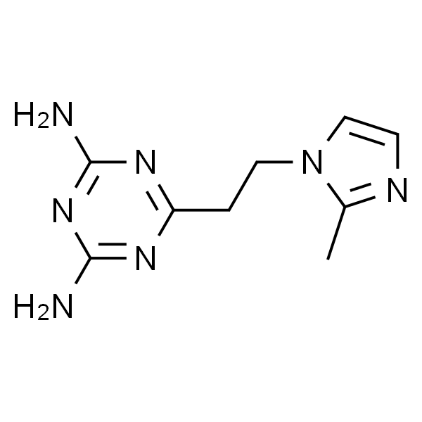 2,4-Diamino-6-[2-(2-methyl-1-imidazolyl)ethyl]-1,3,5-triazine
