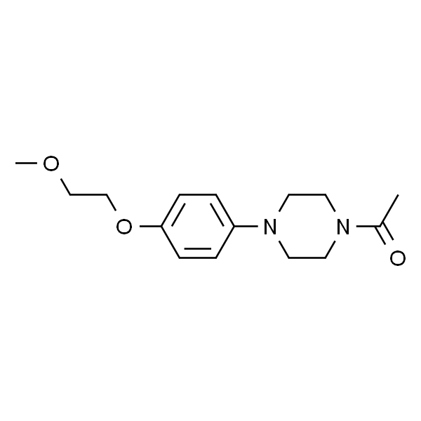 Ethanone, 1-[4-[4-(2-methoxyethoxy)phenyl]-1-piperazinyl]-