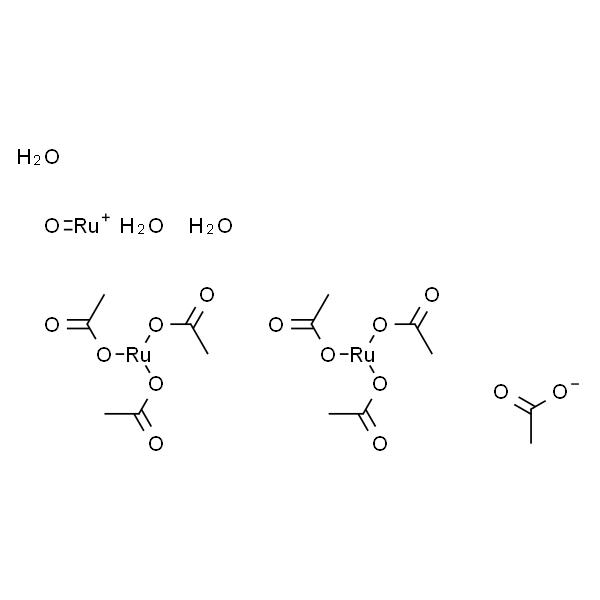 Hexakis[μ-(acetato-O:O')]-triaqua-μ3-oxotriruthenium(III), min. 95% (Ruthenium(III) acetate)