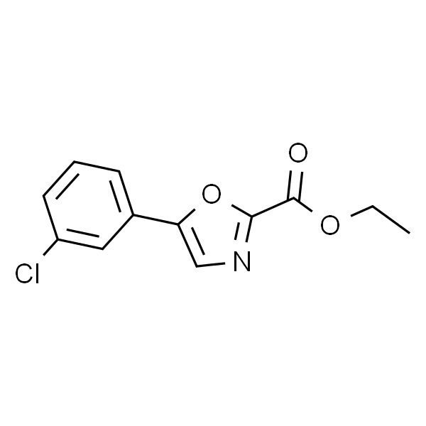 Ethyl 5-(3-chlorophenyl)oxazole-2-carboxylate