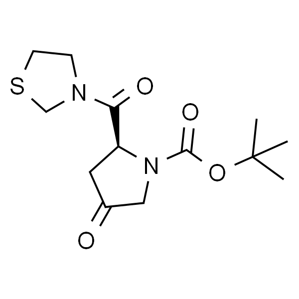 (S)-tert-Butyl 4-oxo-2-(thiazolidine-3-carbonyl)pyrrolidine-1-carboxylate