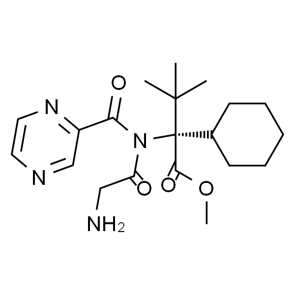 L-Valine, (2S)-2-cyclohexyl-N-(2-pyrazinylcarbonyl)glycyl-3-methyl-, methyl ester