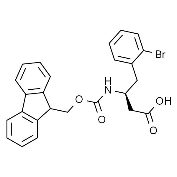 (S)-3-((((9H-Fluoren-9-yl)methoxy)carbonyl)amino)-4-(2-bromophenyl)butanoic acid