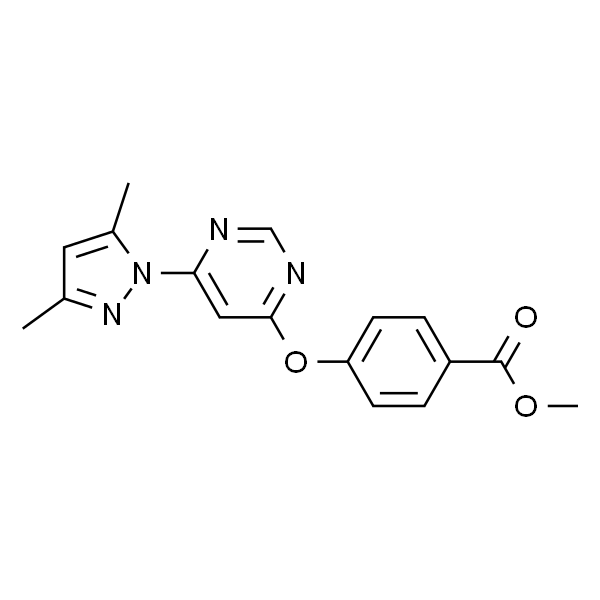 Methyl 4-((6-(3,5-dimethyl-1H-pyrazol-1-yl)pyrimidin-4-yl)oxy)benzoate