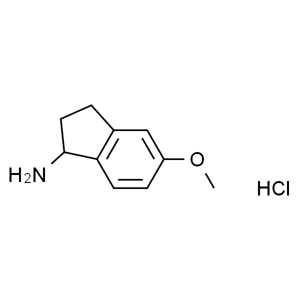 1H-Inden-1-amine, 2,3-dihydro-5-methoxy-, hydrochloride (1:1)