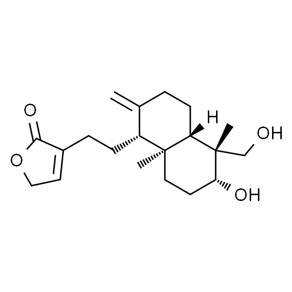 3-[2-[(1R,4aβ)-2-Methylene-5α-(hydroxymethyl)-5,8aα-dimethyl-6α-hydroxydecalin-1α-yl]ethyl]-2,5-dihydrofuran-2-one