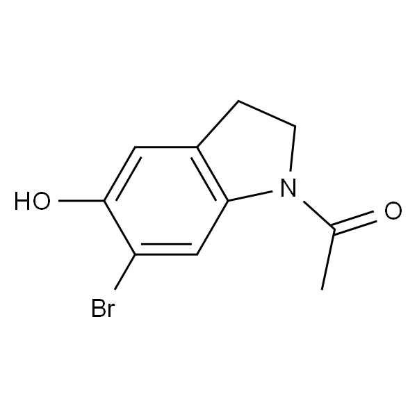 1-(6-bromo-2,3-dihydro-5-hydroxy-1H-indol-1-yl)ethanone